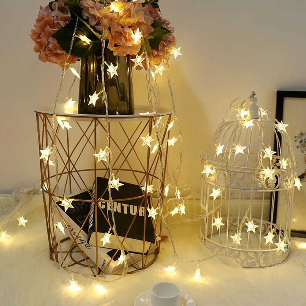 Starlit Outdoor Party String Garland