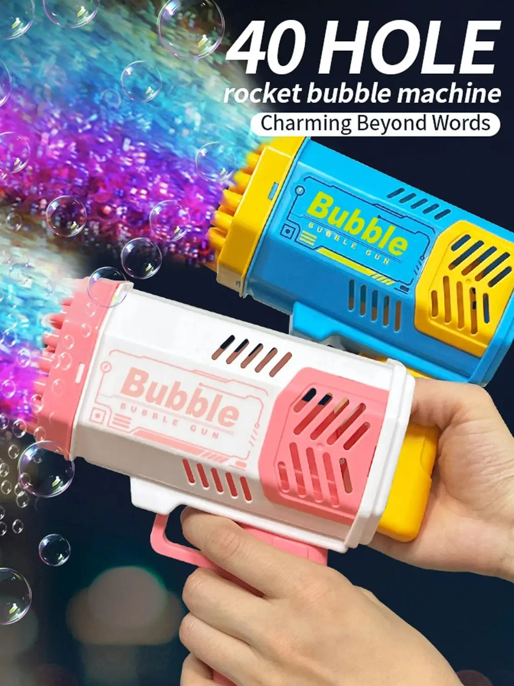 Auto Hole Bubble Machine Fun