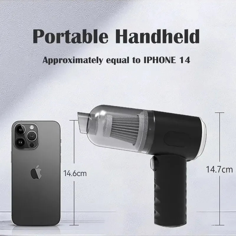 QuickClean Portable Handheld Car Vacuum Pro