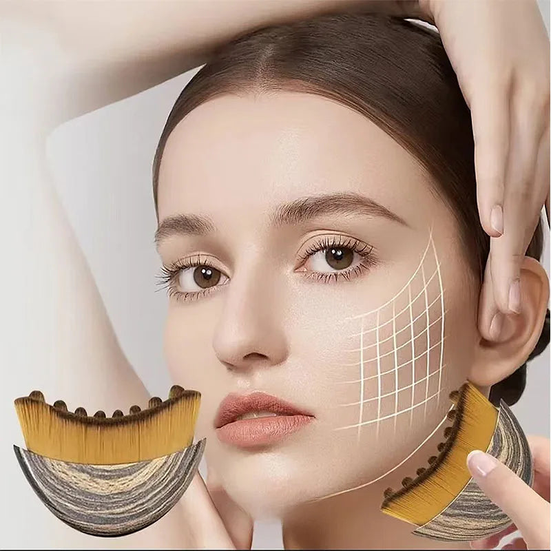 Contour Sculpting Face Massage Brush