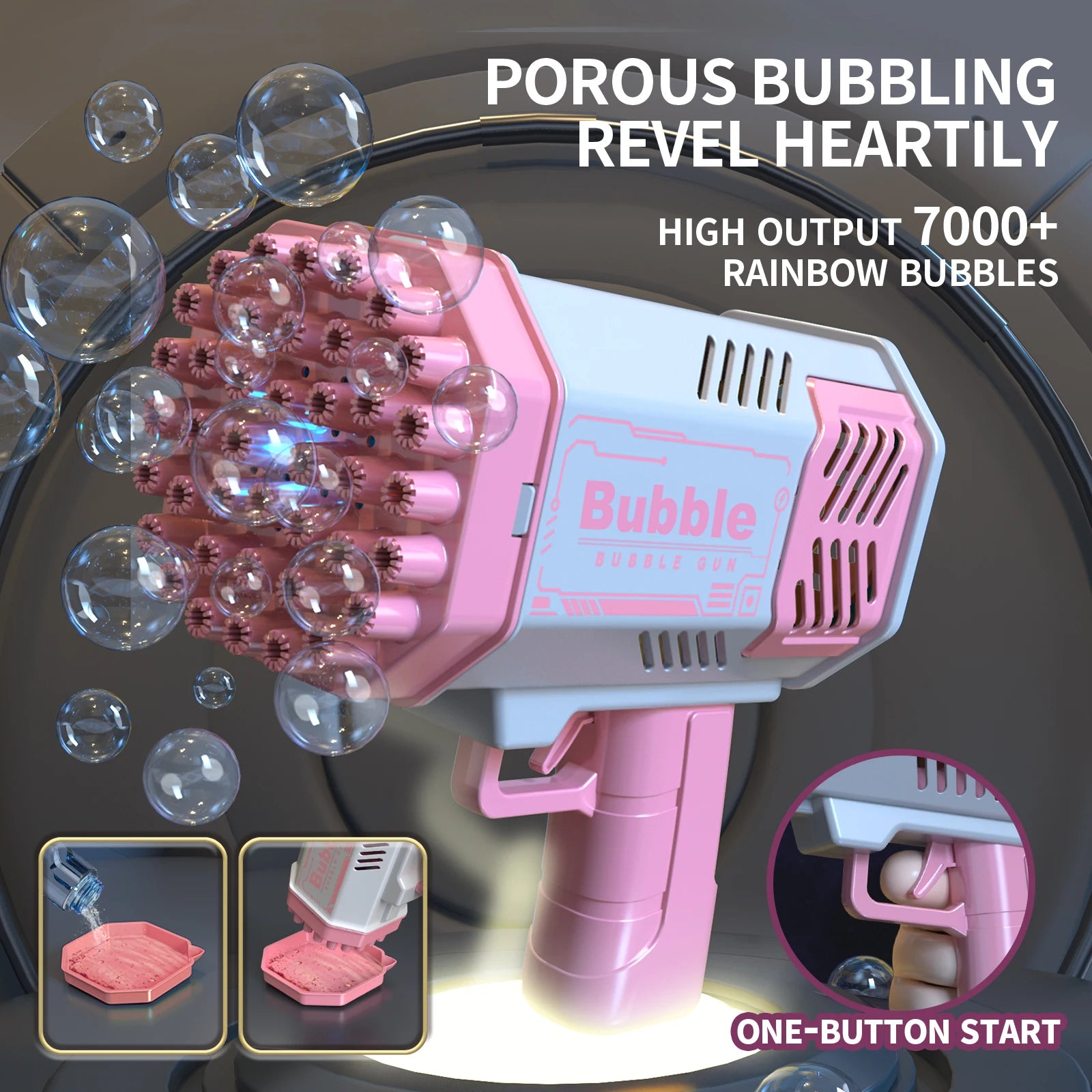 Auto Hole Bubble Machine Fun