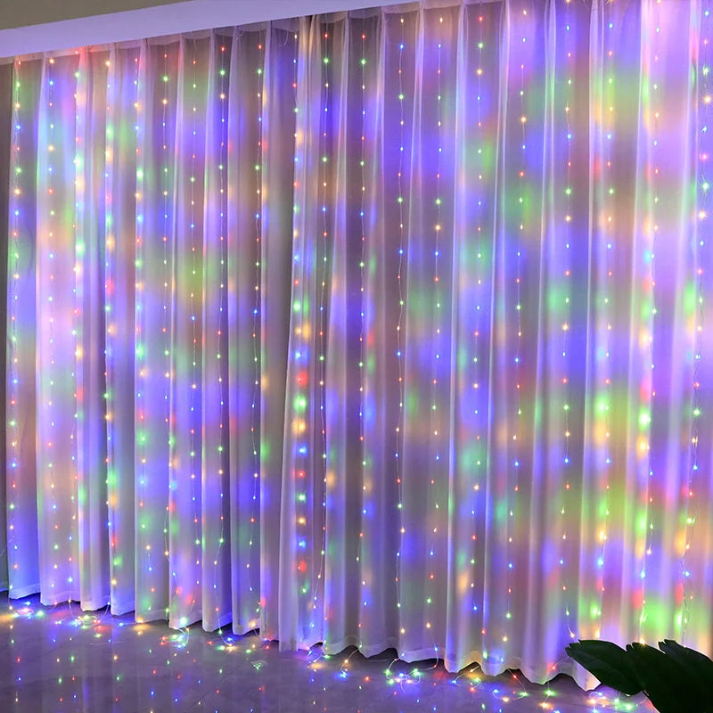 GlowGuard Curtain Lights