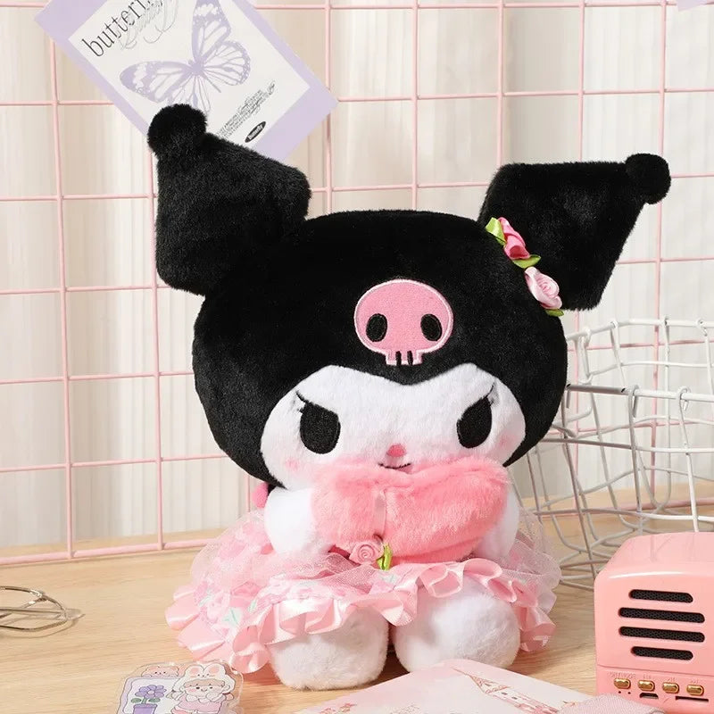 Strawberry Kuromi Plush Cuddle Pillow