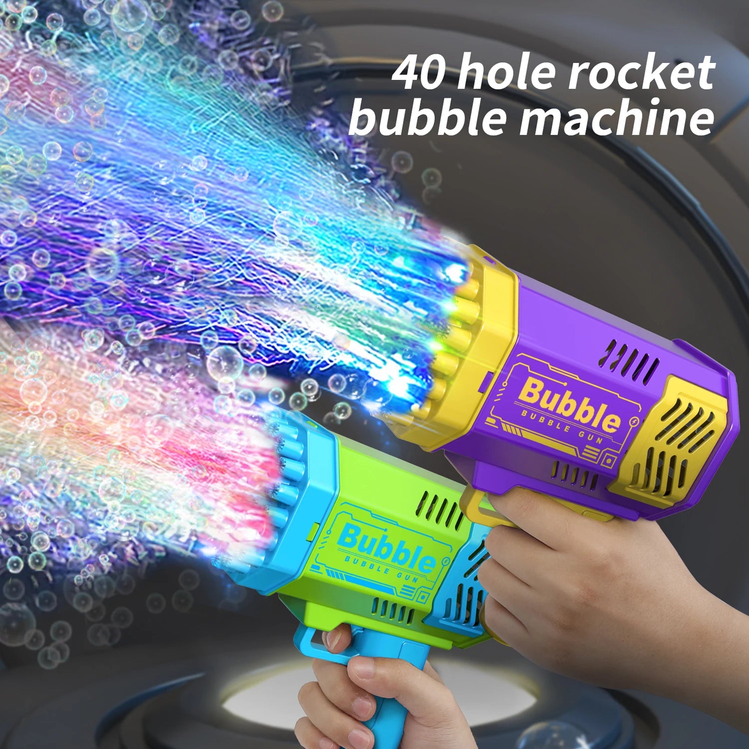Auto Hole Bubble Machine Fun